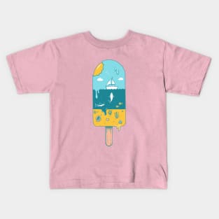 Melted landscape Kids T-Shirt